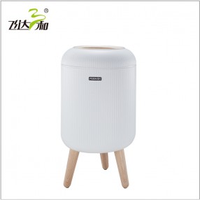 TG3950 圓形高腳條紋垃（lā）圾桶 10L