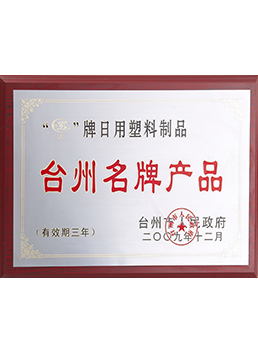 2009台州名牌產品